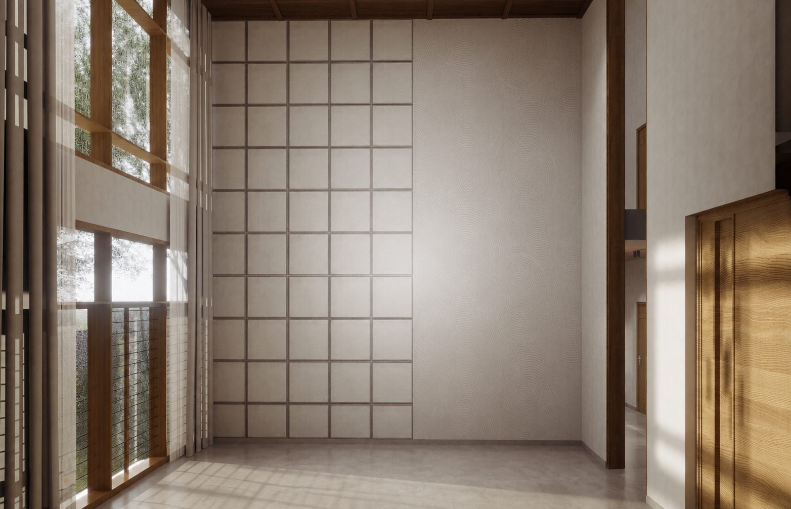 Empty room shell designed by Tranquil Builders