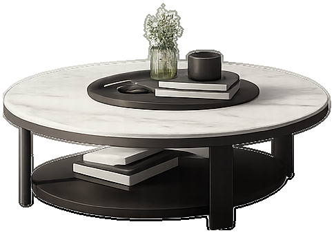 Marble coffee table